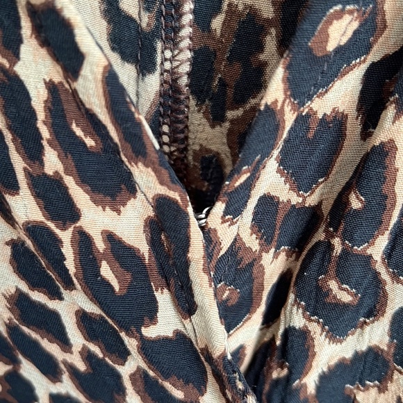 Faithfull The Brand Anne Marie Leopard Wrap Dress - Picture 8 of 11